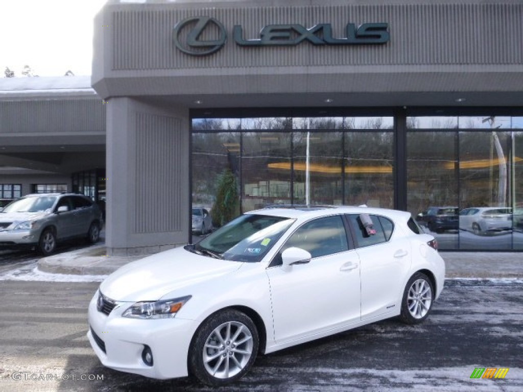 Ultra White 2013 Lexus CT 200h Hybrid Exterior Photo #89962287