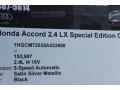 Graphite Pearl - Accord LX Special Edition Coupe Photo No. 30