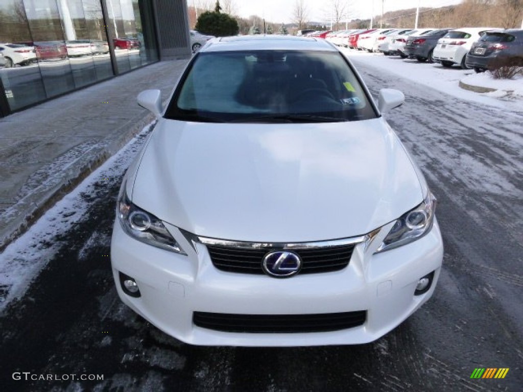 2013 CT 200h Hybrid - Ultra White / Black photo #3