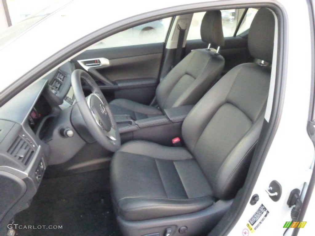 2013 CT 200h Hybrid - Ultra White / Black photo #9