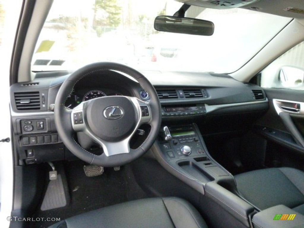 2013 CT 200h Hybrid - Ultra White / Black photo #11