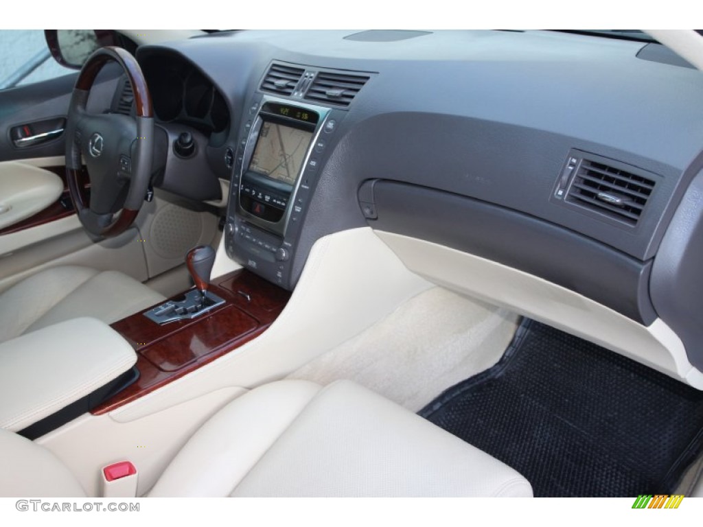 2011 Lexus GS 450h Hybrid Parchment/Birds Eye Maple Dashboard Photo #89963121