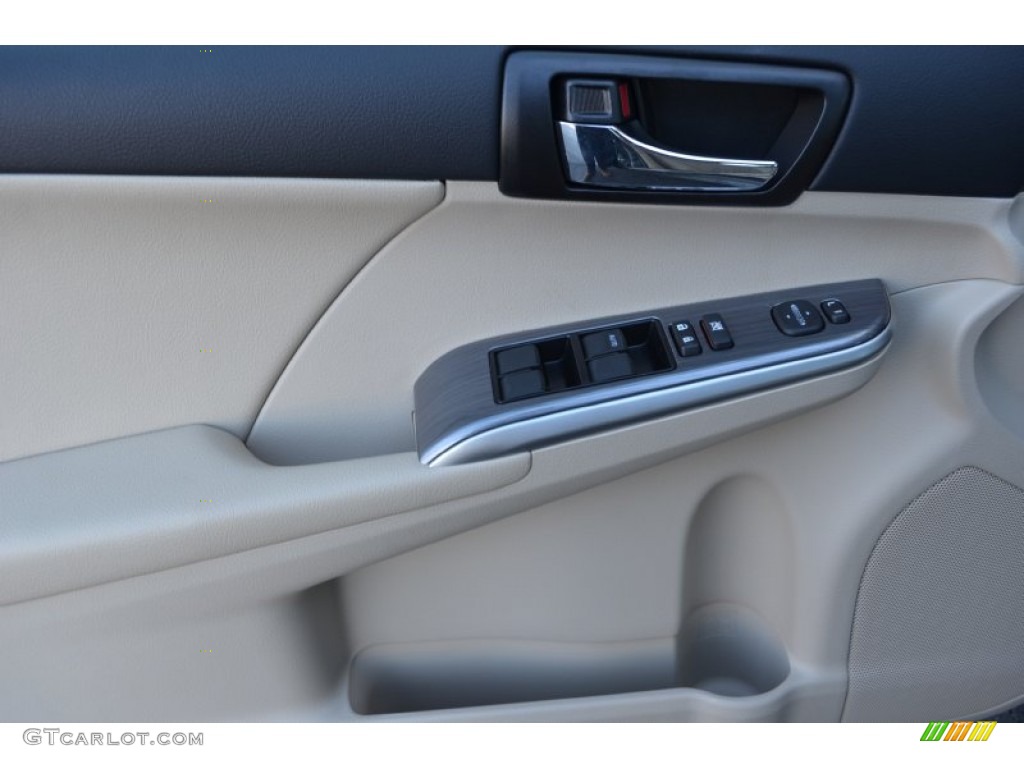 2014 Camry Hybrid XLE - Cypress Pearl / Ivory photo #4