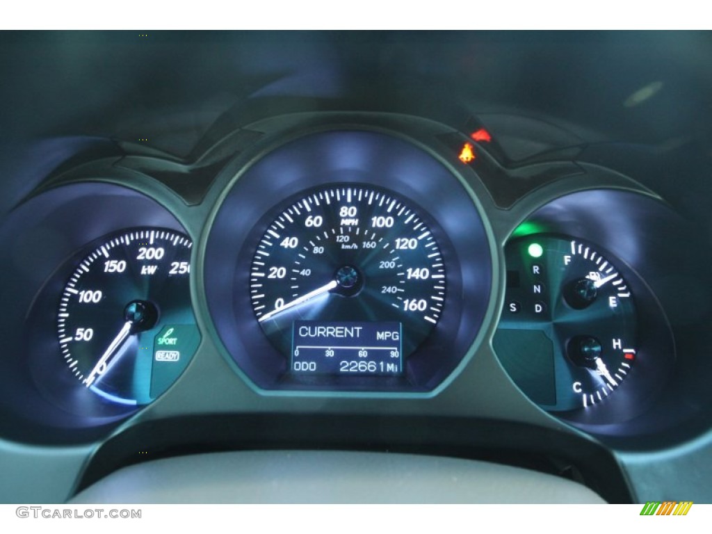 2011 Lexus GS 450h Hybrid Gauges Photos