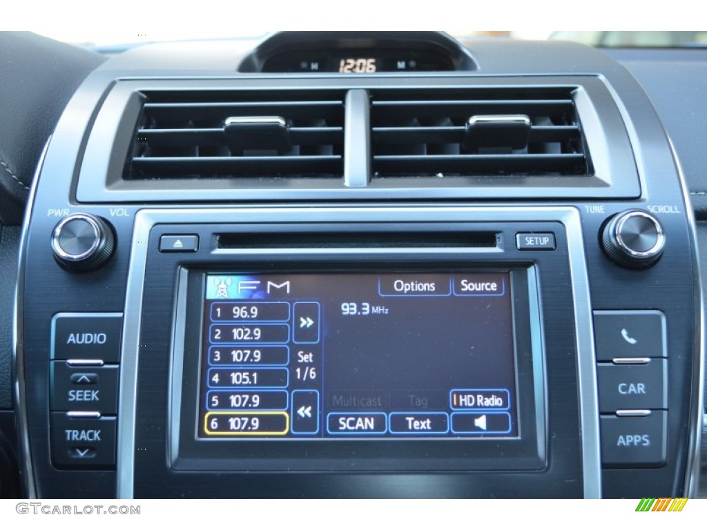 2014 Camry Hybrid XLE - Cypress Pearl / Ivory photo #11