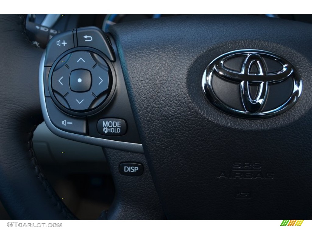 2014 Camry Hybrid XLE - Cypress Pearl / Ivory photo #20