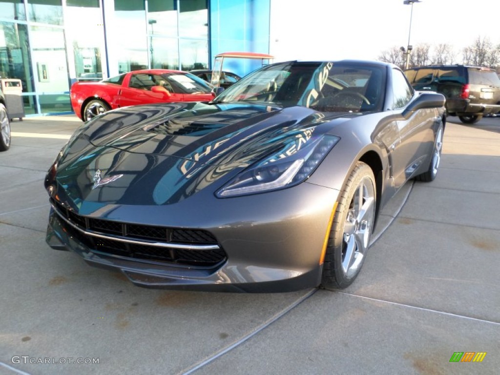 2014 Corvette Stingray Coupe - Cyber Gray Metallic / Jet Black photo #1