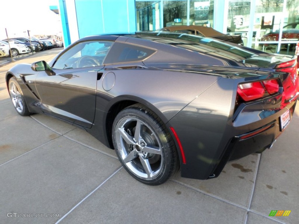 2014 Corvette Stingray Coupe - Cyber Gray Metallic / Jet Black photo #3