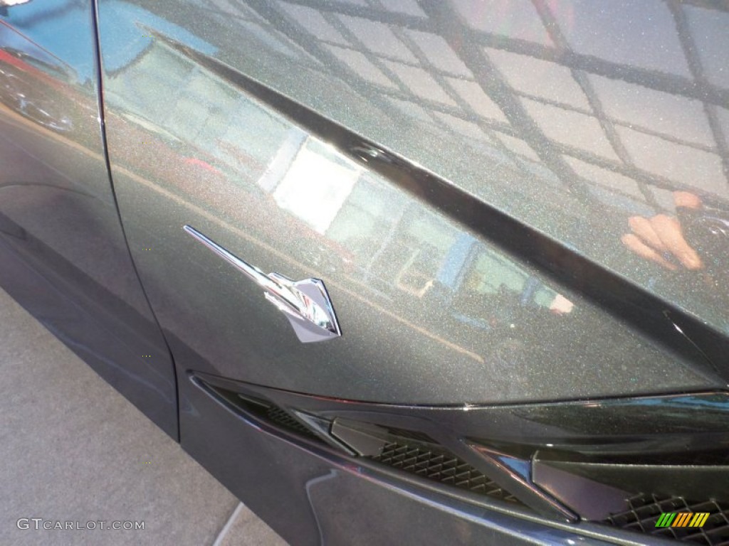 2014 Corvette Stingray Coupe - Cyber Gray Metallic / Jet Black photo #8