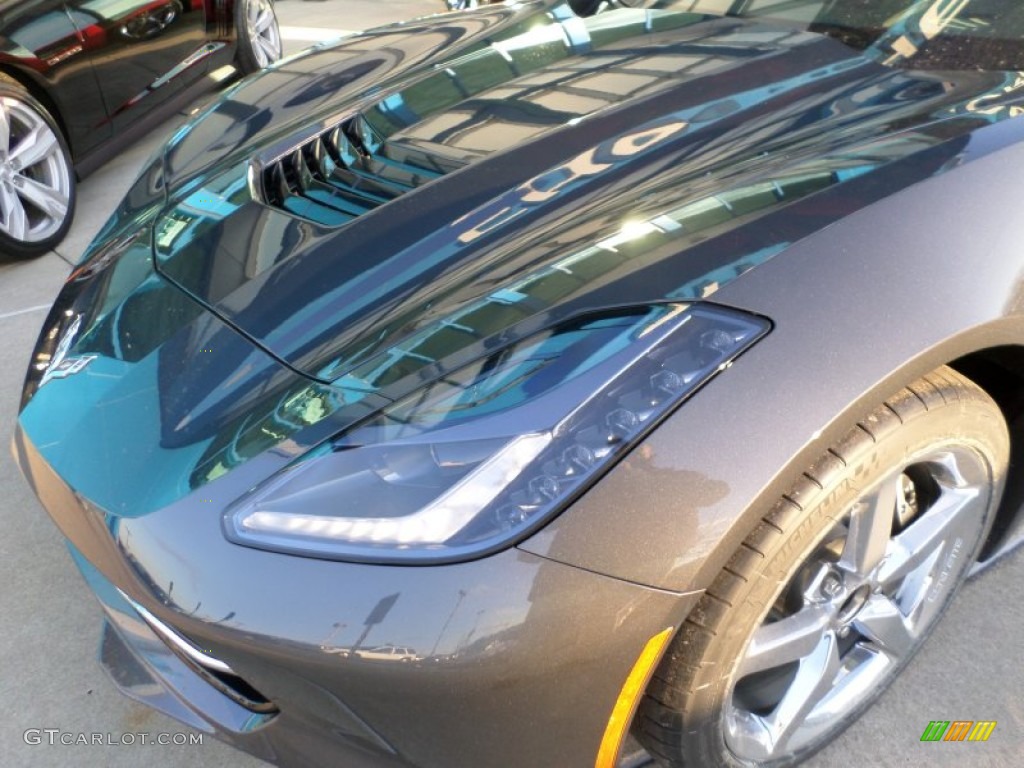 2014 Corvette Stingray Coupe - Cyber Gray Metallic / Jet Black photo #10