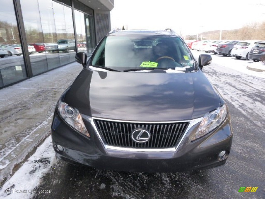2010 RX 350 AWD - Truffle Brown Mica / Black/Brown Walnut photo #3
