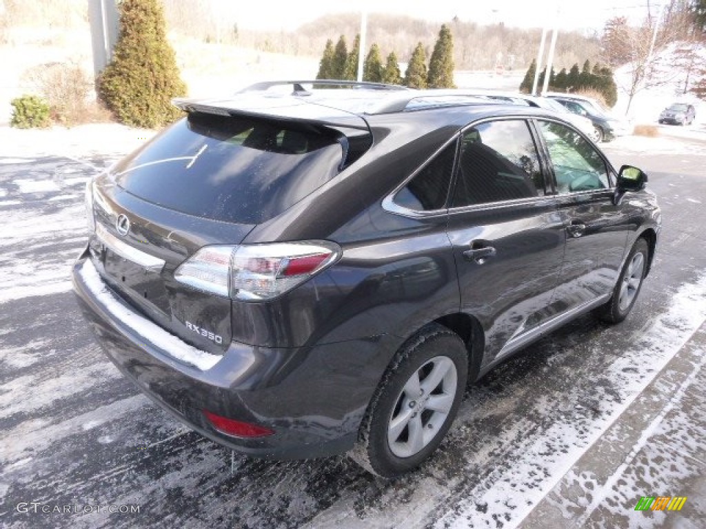 2010 RX 350 AWD - Truffle Brown Mica / Black/Brown Walnut photo #5
