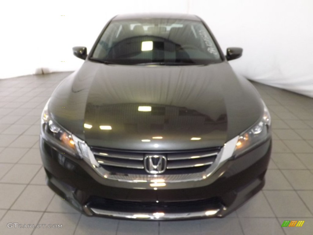 2014 Accord LX Sedan - Hematite Metallic / Black photo #2