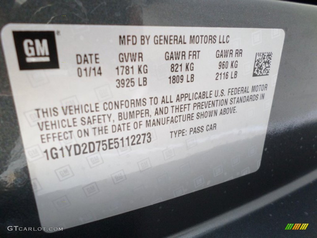 2014 Corvette Stingray Coupe - Cyber Gray Metallic / Jet Black photo #24