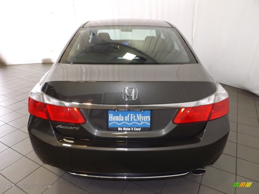 2014 Accord LX Sedan - Hematite Metallic / Black photo #7