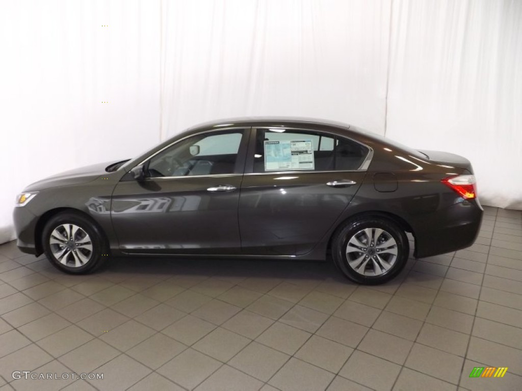 2014 Accord LX Sedan - Hematite Metallic / Black photo #8