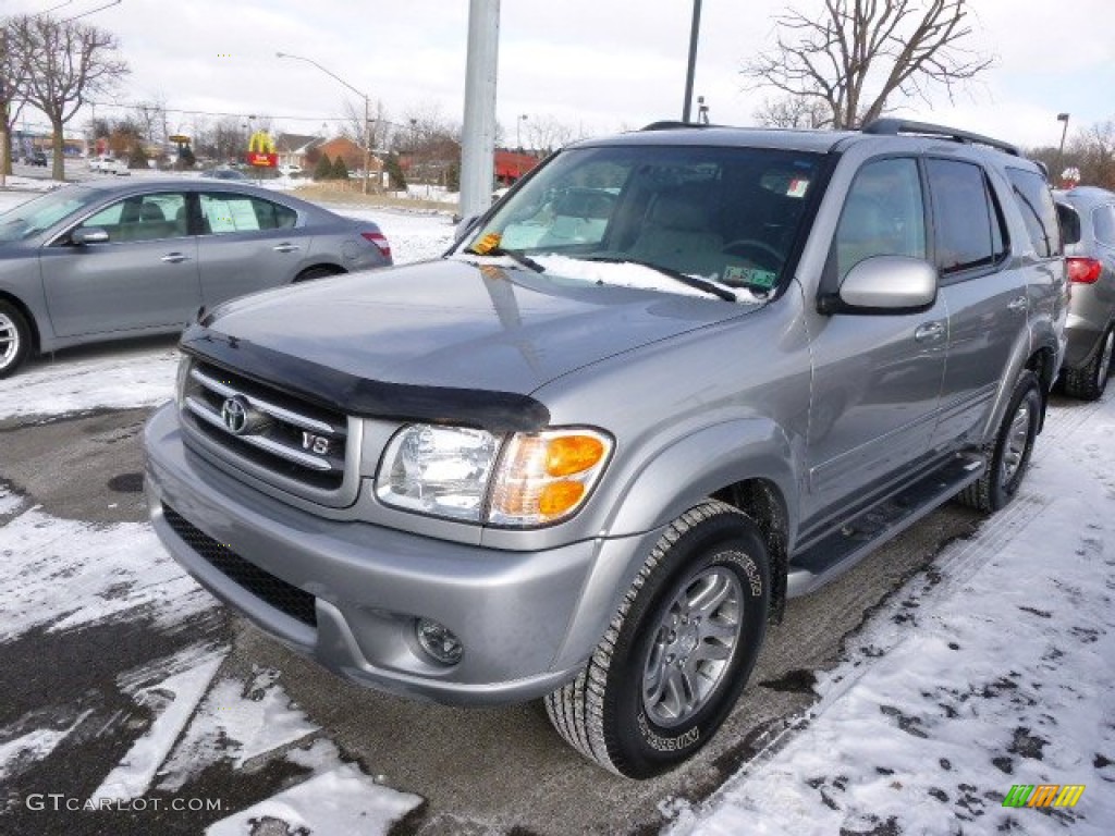2003 Sequoia Limited 4WD - Silver Sky Metallic / Charcoal photo #3