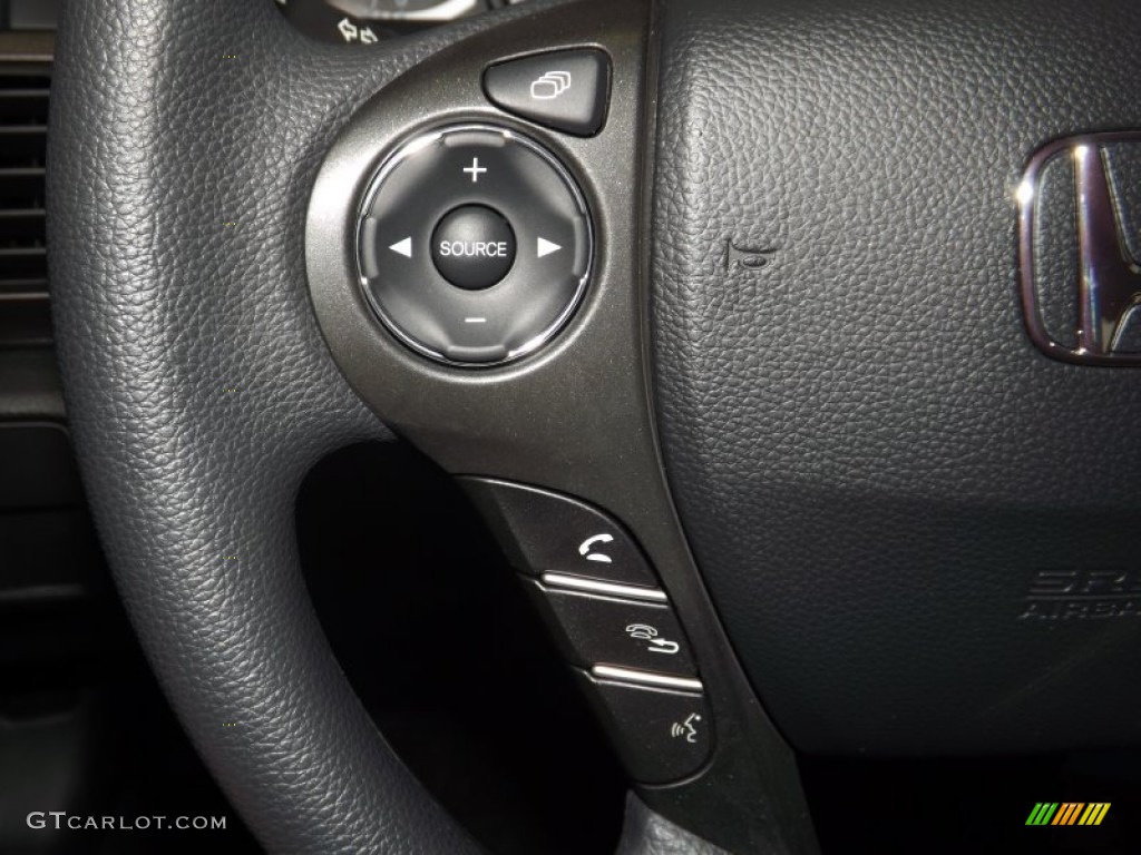 2014 Accord LX Sedan - Hematite Metallic / Black photo #23