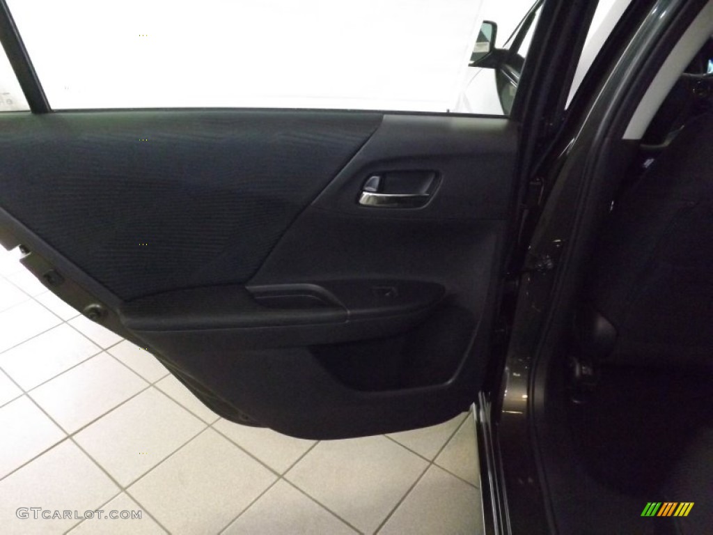 2014 Accord LX Sedan - Hematite Metallic / Black photo #26