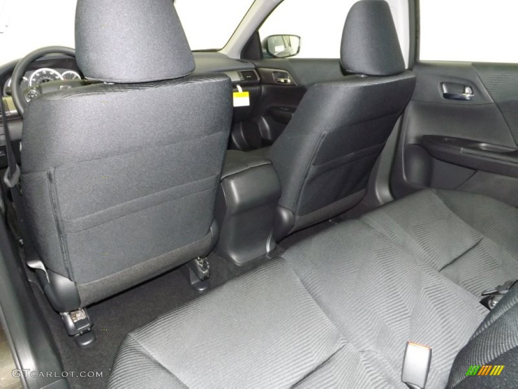 2014 Accord LX Sedan - Hematite Metallic / Black photo #27