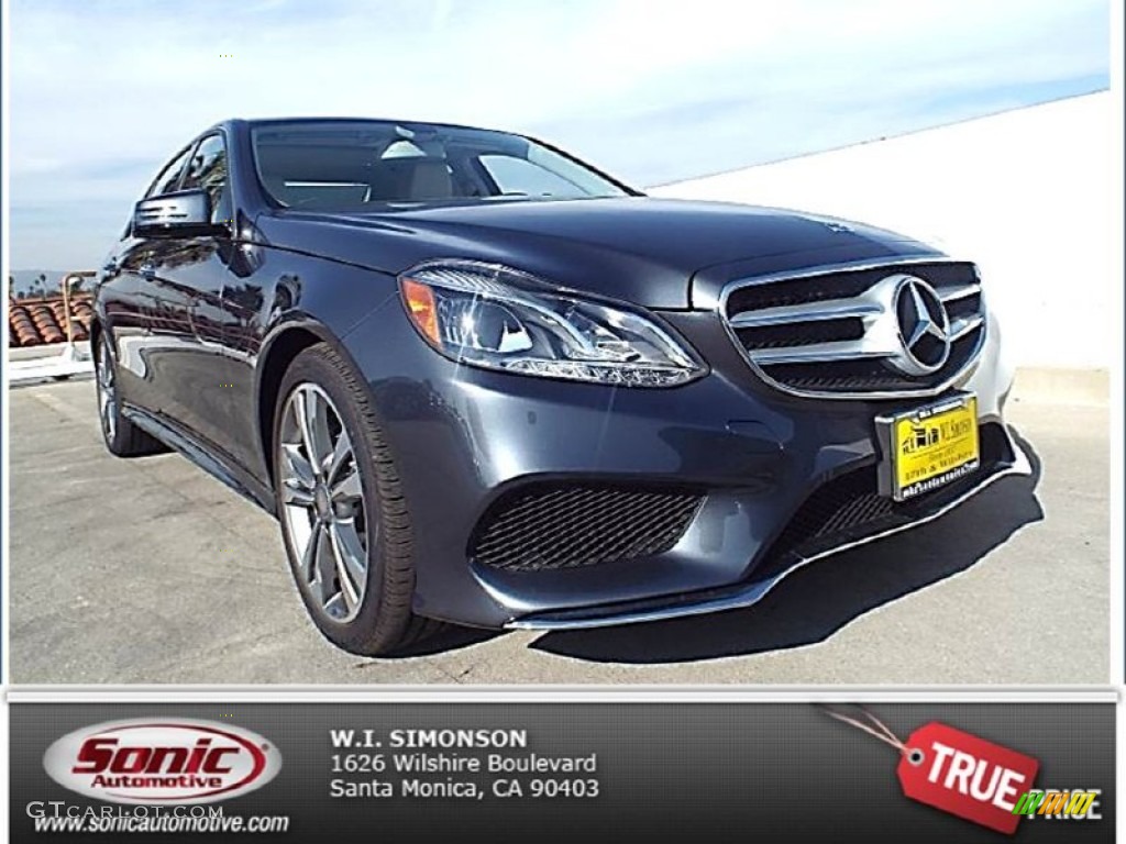 2014 E 350 Sport Sedan - Steel Gray Metallic / Gray/Dark Gray photo #1