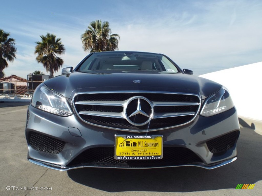 2014 E 350 Sport Sedan - Steel Gray Metallic / Gray/Dark Gray photo #2