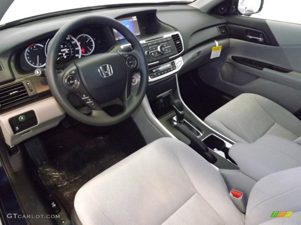 2014 Accord EX Sedan - Obsidian Blue Pearl / Gray photo #11