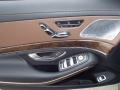 Nut Brown/Black 2014 Mercedes-Benz S 550 Sedan Door Panel