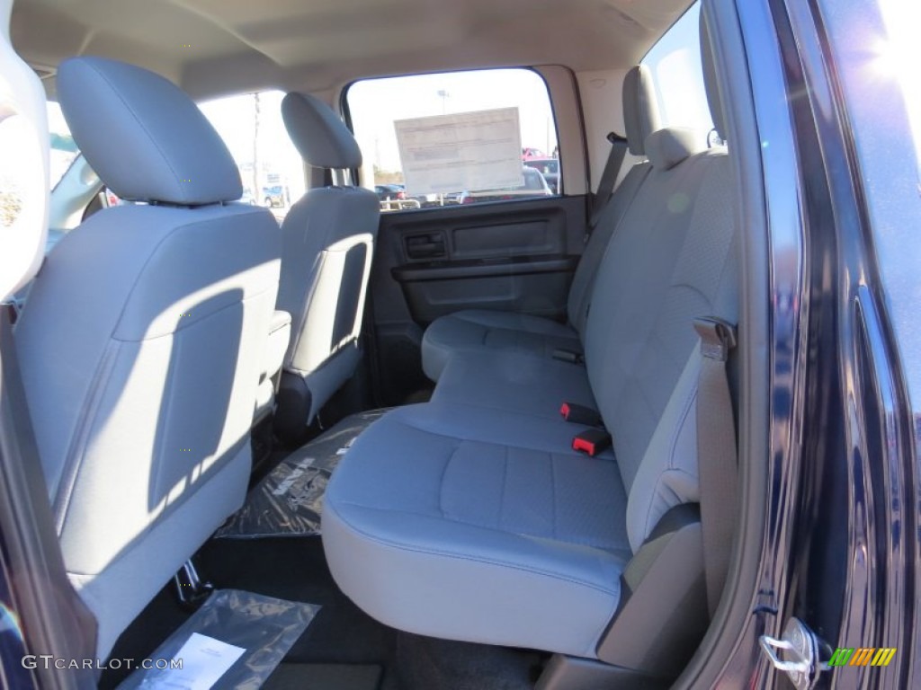 2014 1500 Express Crew Cab - True Blue Pearl Coat / Black/Diesel Gray photo #8