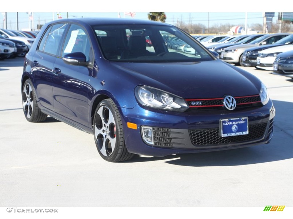 2011 GTI 4 Door Autobahn Edition - Shadow Blue Metallic / Titan Black photo #1