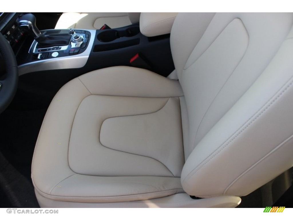 2014 A5 2.0T quattro Coupe - Ibis White / Velvet Beige photo #11