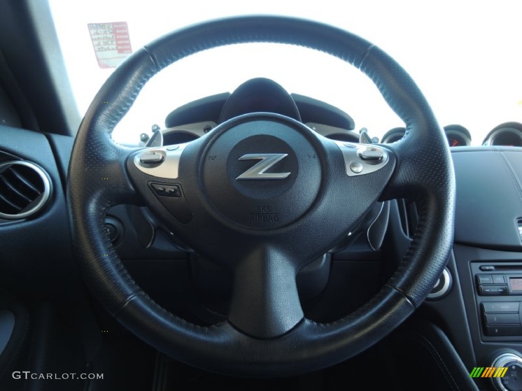 2012 370Z Coupe - Pearl White / Black photo #11