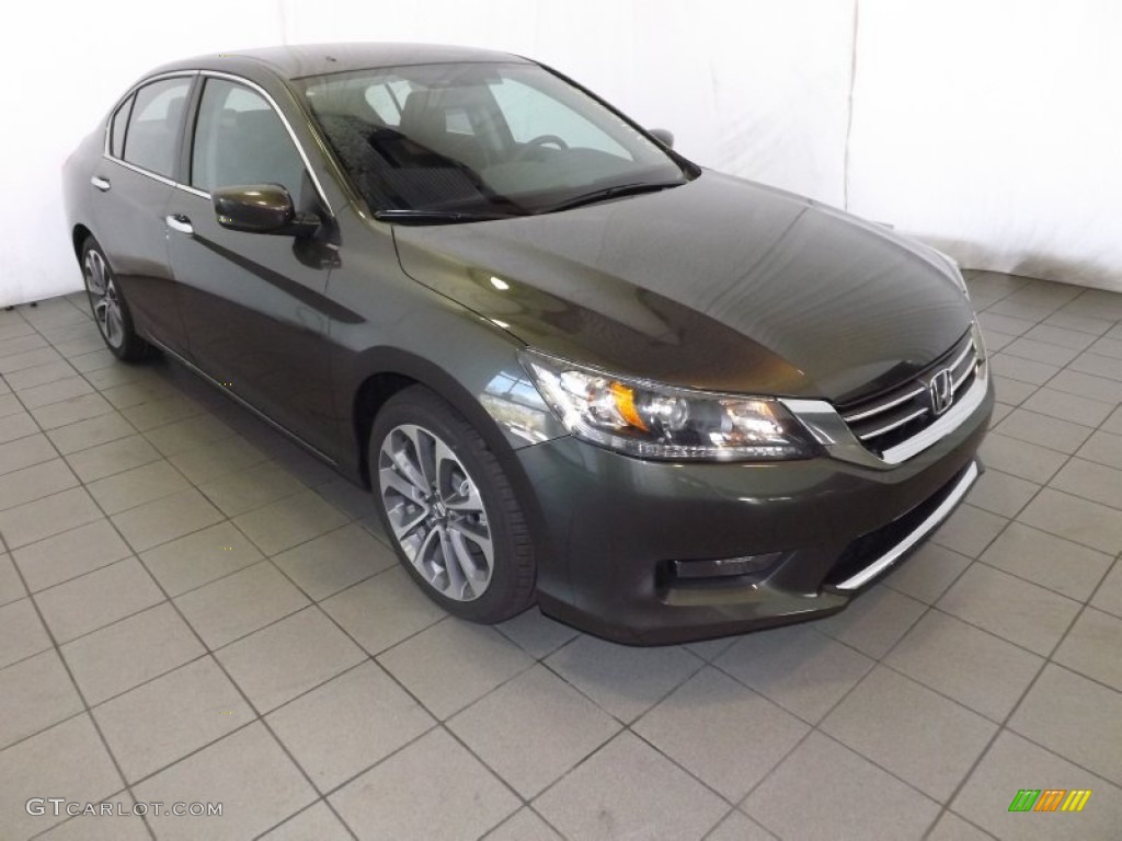 2014 Accord Sport Sedan - Hematite Metallic / Black photo #1