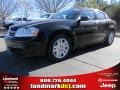 2014 Black Clear Coat Dodge Avenger SE  photo #1