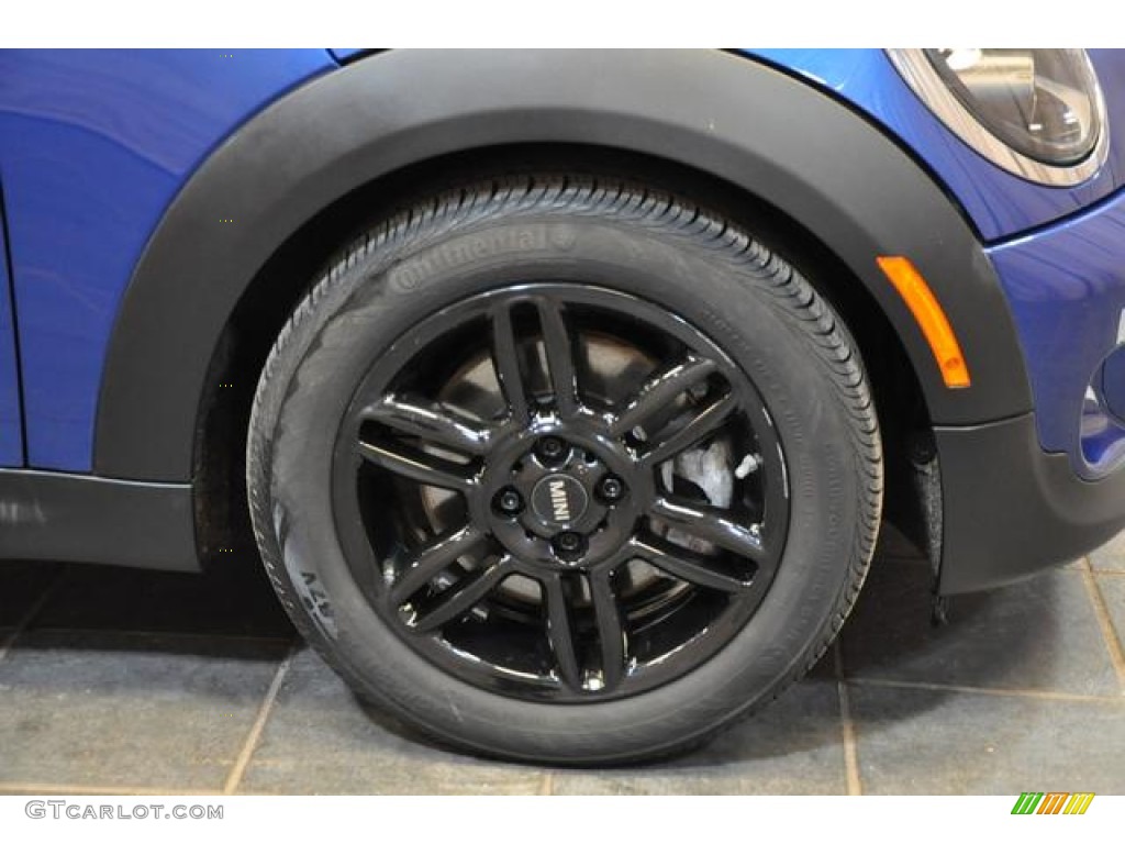 2013 Cooper S Convertible - Lightning Blue Metallic / Carbon Black photo #5