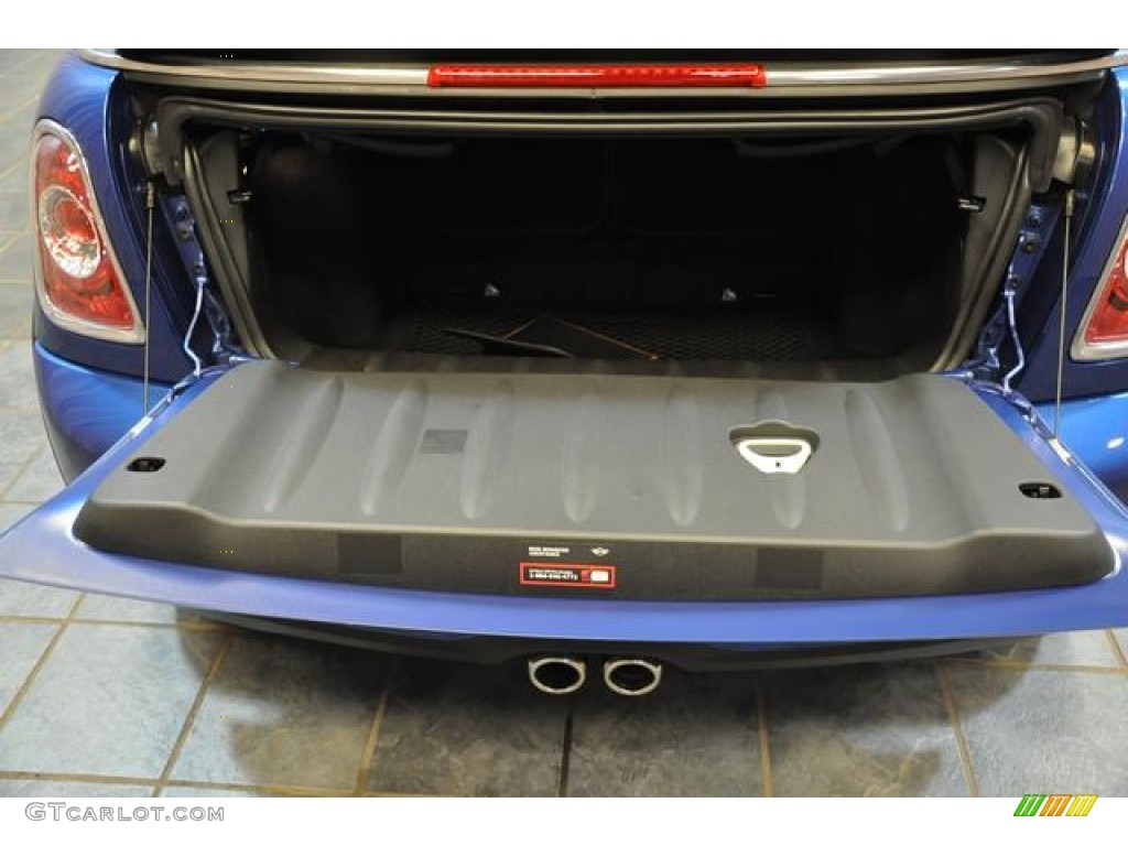 2013 Cooper S Convertible - Lightning Blue Metallic / Carbon Black photo #17