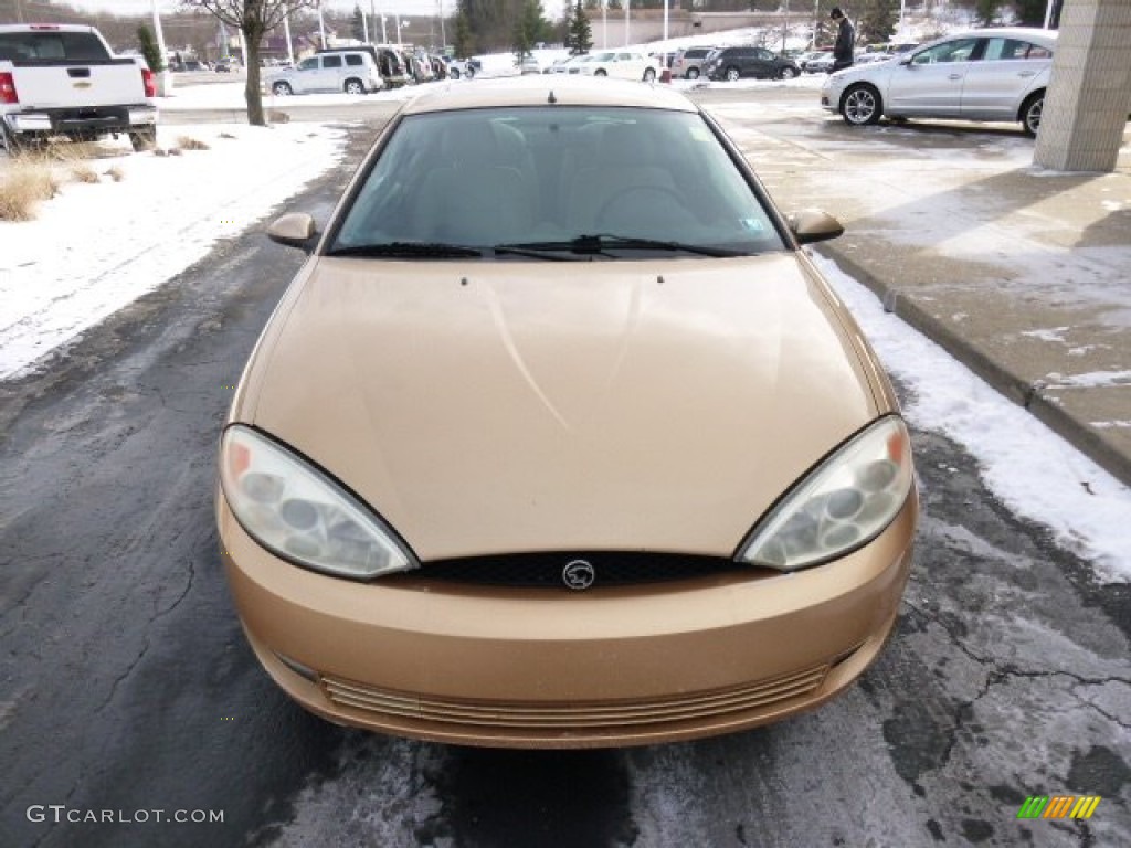 2001 Cougar V6 - Sunburst Gold Metallic / Medium Parchment photo #3