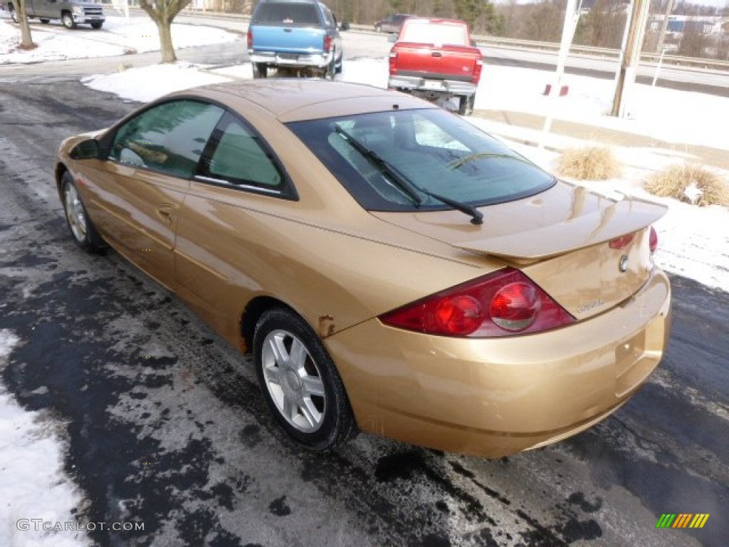 2001 Cougar V6 - Sunburst Gold Metallic / Medium Parchment photo #6