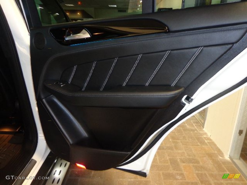 2013 Mercedes-Benz ML 63 AMG 4Matic Black Door Panel Photo #89972340