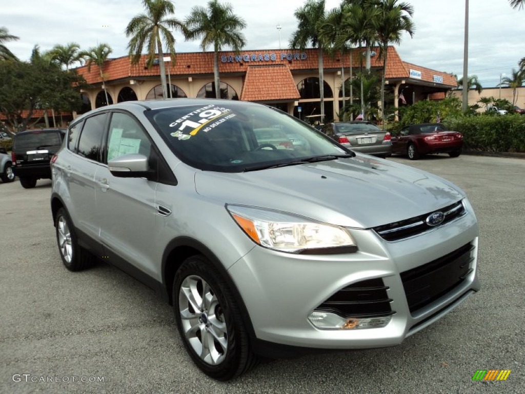 2013 Escape SEL 2.0L EcoBoost - Ingot Silver Metallic / Charcoal Black photo #36