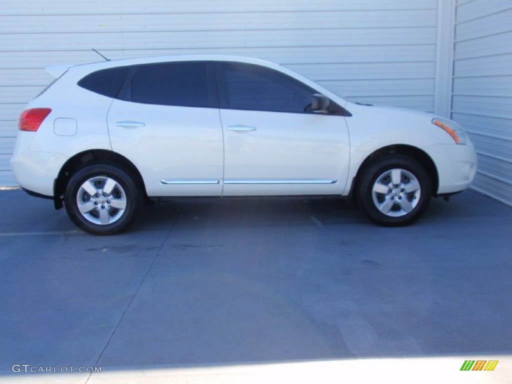 2012 Rogue S - Pearl White / Gray photo #2