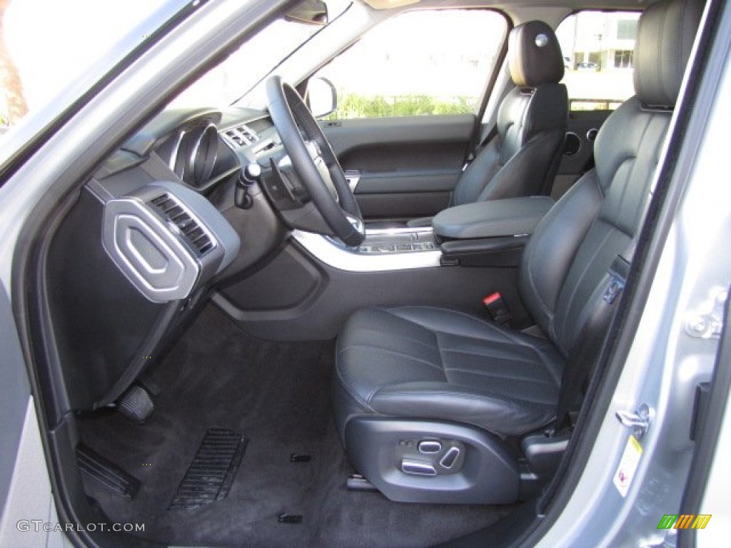 Ebony/Lunar/Ebony Interior 2014 Land Rover Range Rover Sport Supercharged Photo #89973717