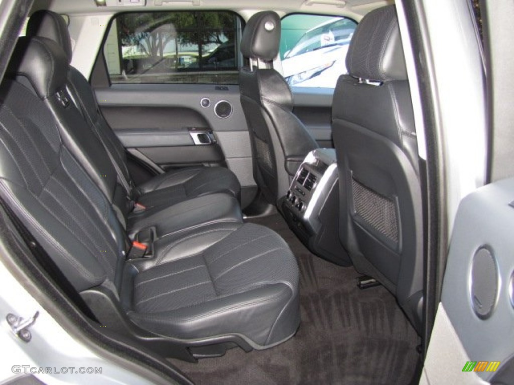 Ebony/Lunar/Ebony Interior 2014 Land Rover Range Rover Sport Supercharged Photo #89974041