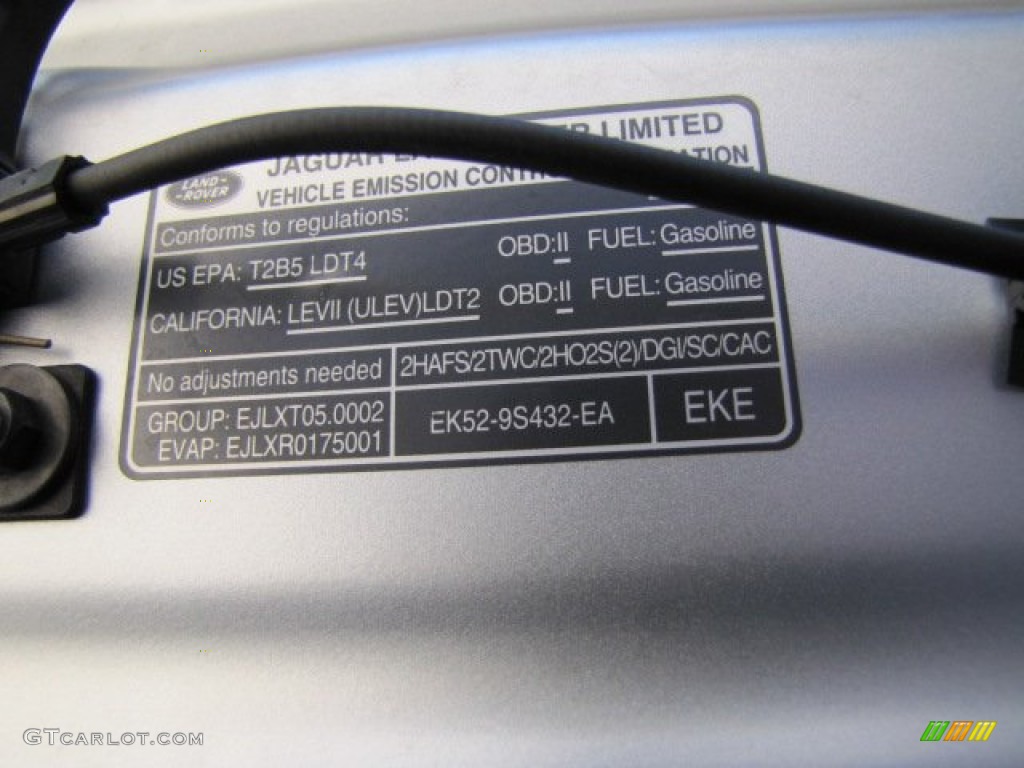 2014 Land Rover Range Rover Sport Supercharged Info Tag Photos