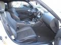 2009 Nissan 370Z Black Leather Interior Front Seat Photo