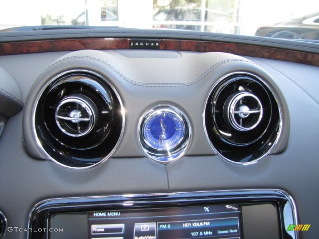 2011 XJ XJL - Liquid Silver Metallic / Jet Black/Ivory photo #17