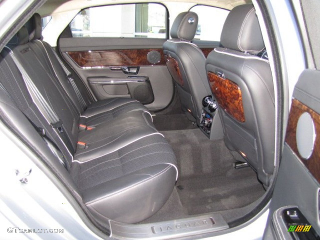 2011 XJ XJL - Liquid Silver Metallic / Jet Black/Ivory photo #29