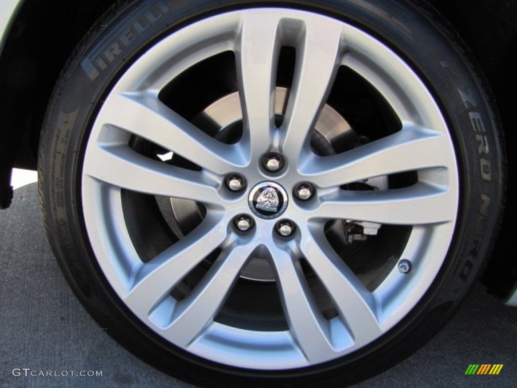 2011 XJ XJL - Liquid Silver Metallic / Jet Black/Ivory photo #58