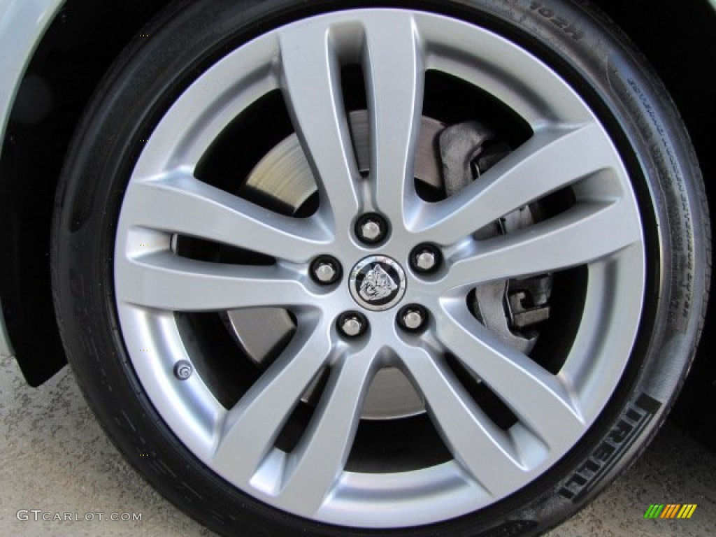2011 XJ XJL - Liquid Silver Metallic / Jet Black/Ivory photo #59