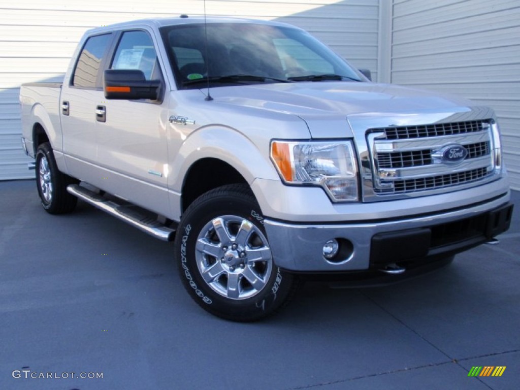 2014 F150 XLT SuperCrew 4x4 - Ingot Silver / Steel Grey photo #2